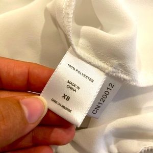 White chiffon blouse